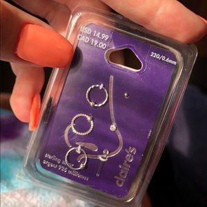 Nose ring nostril stud nostril hoop